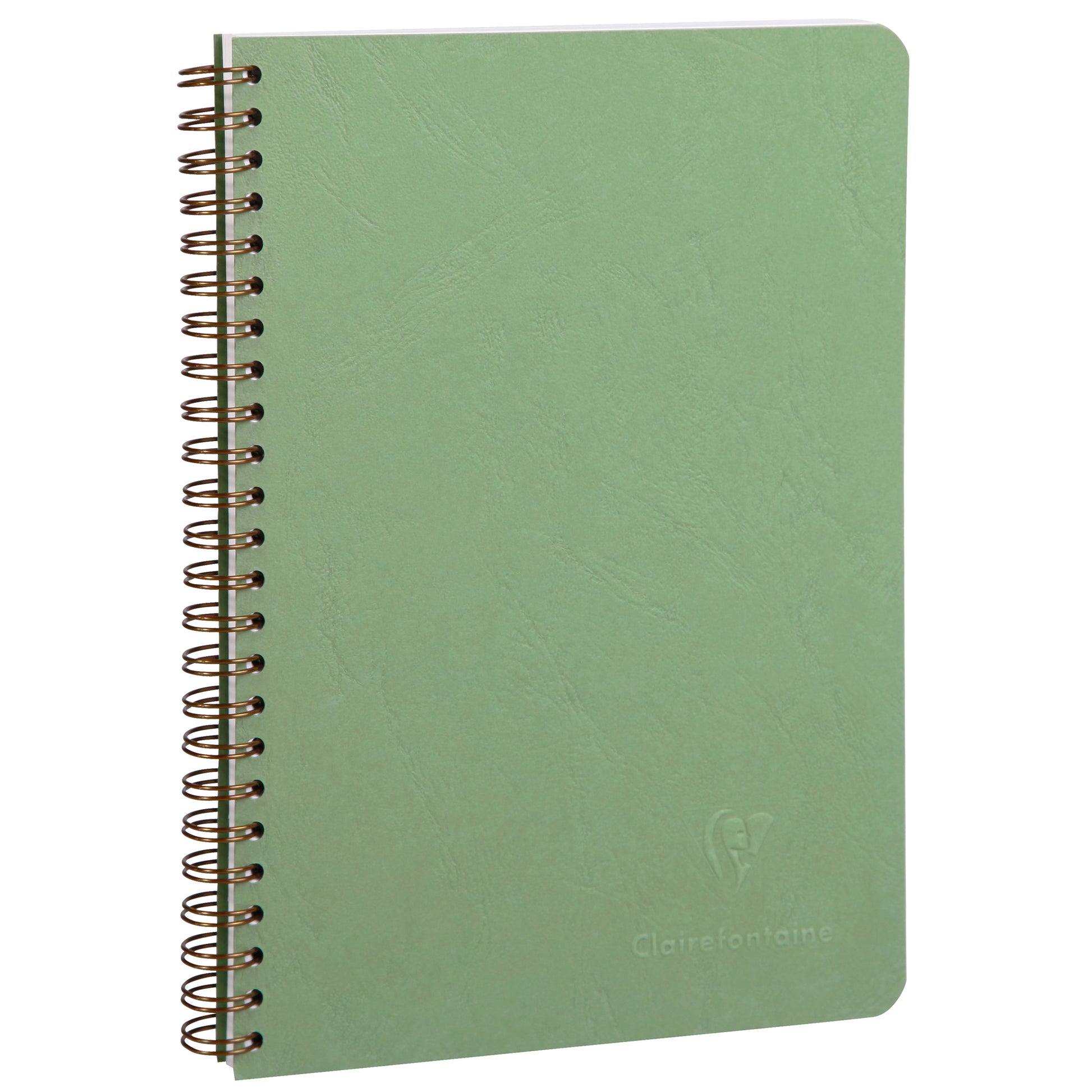 Clairefontaine Age Bag Essentials Wirebound Notebook A5 Lined Green