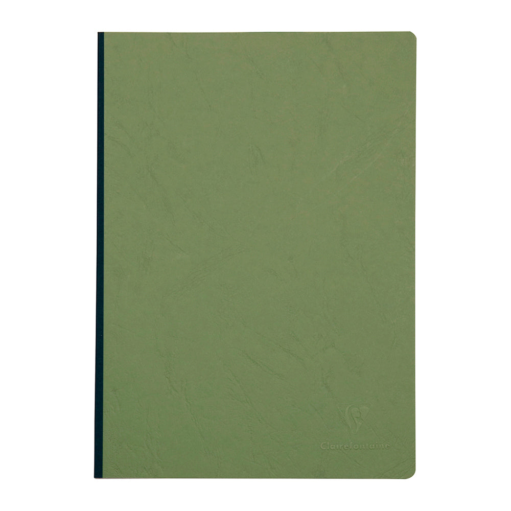 Clairefontaine Age Bag Essentials Clothbound Notebook A4 Lined Green