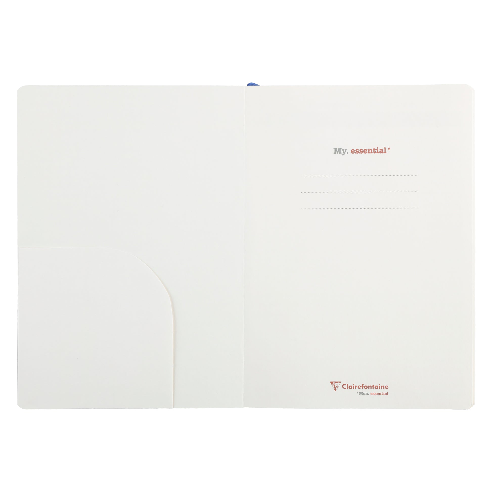 Clairefontaine Age Bag Essentials Threadbound Notebook A5 Grid Blue