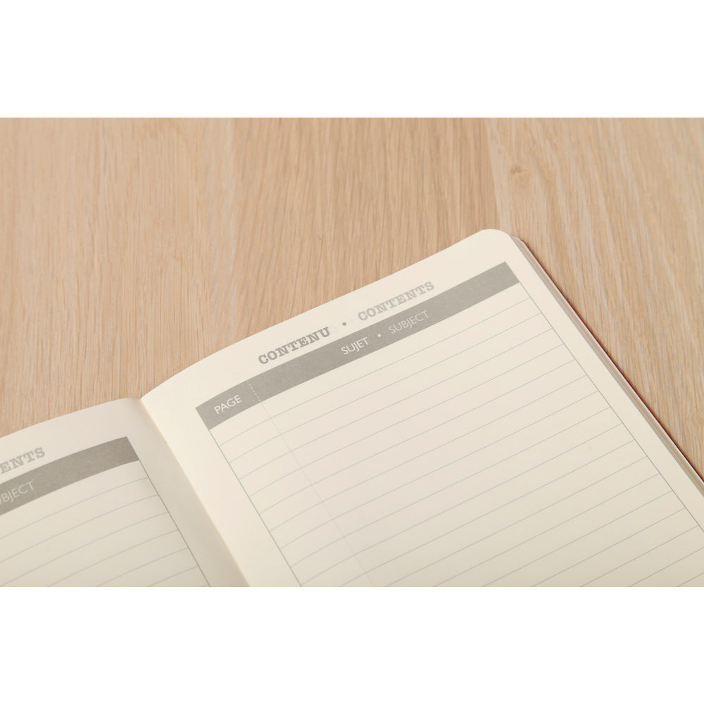 Clairefontaine Age Bag Essentials Threadbound Notebook A5 Dot Grid Black