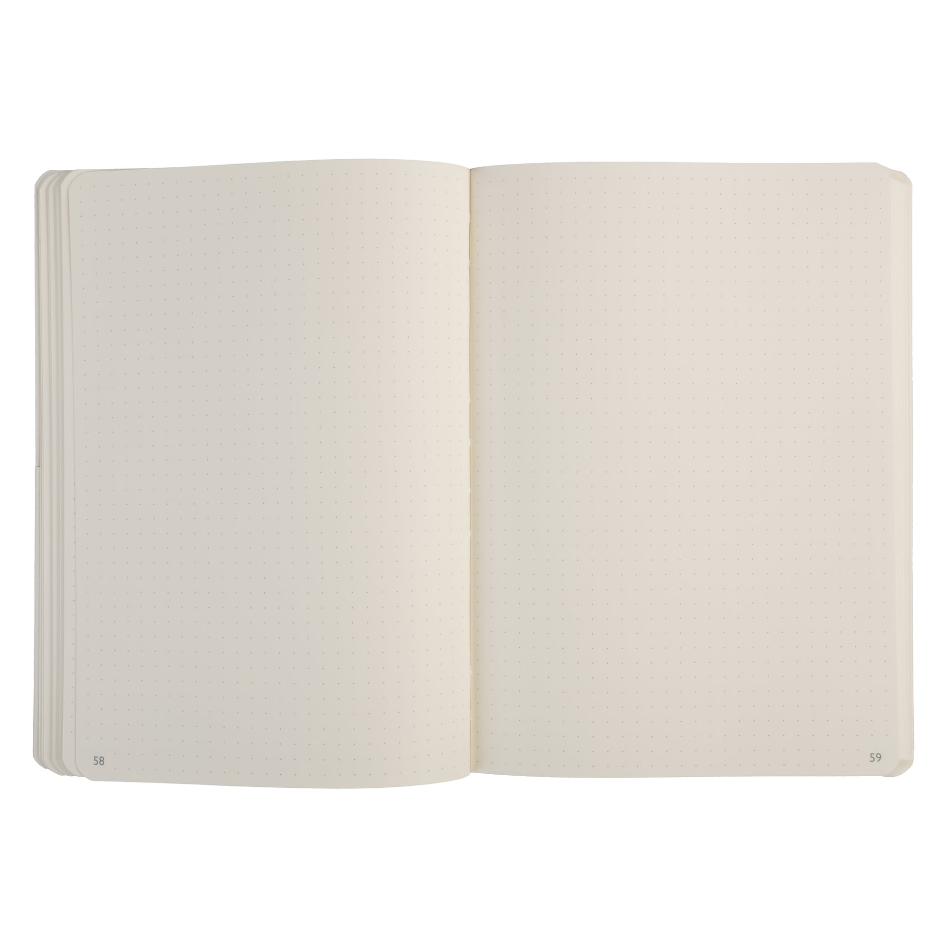 Clairefontaine Age Bag Essentials Threadbound Notebook A5 Dot Grid Grey