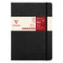 Clairefontaine Age Bag Essentials Threadbound Notebook A5 Lined Black