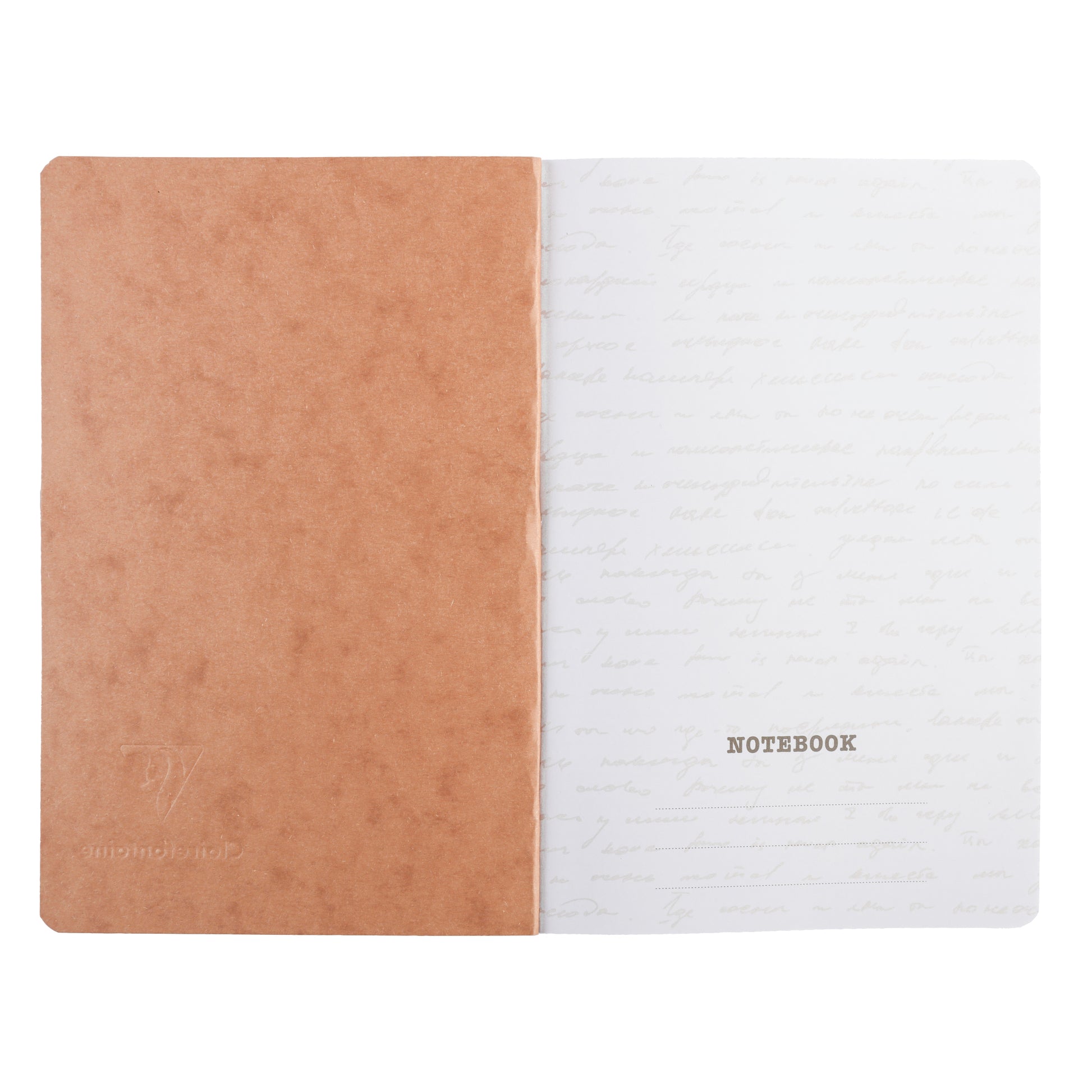 Clairefontaine Age Bag Essentials Clothbound Notebook A5 Lined Tobacco