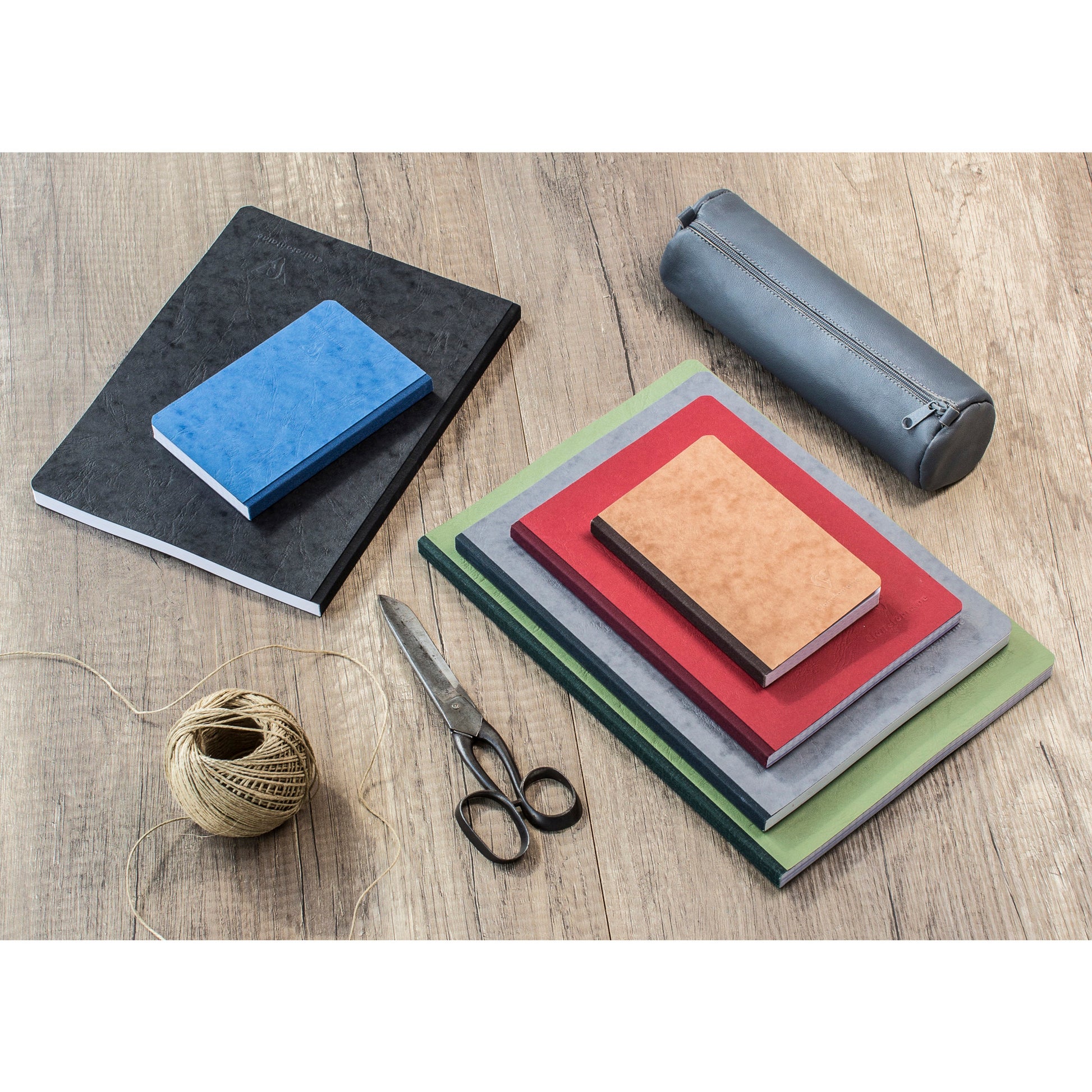 Clairefontaine Age Bag Essentials Clothbound Notebook A5 Lined Tobacco