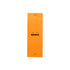 Rhodia No. 8 Top Stapled List Notepad Lined Orange