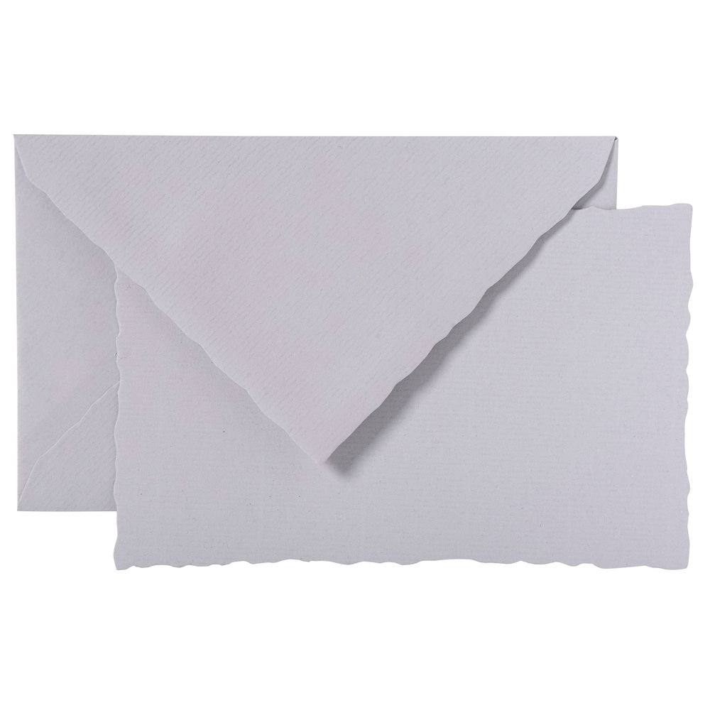 Mode de Paris Box of 30 Note Cards & Envelopes Mouse Grey