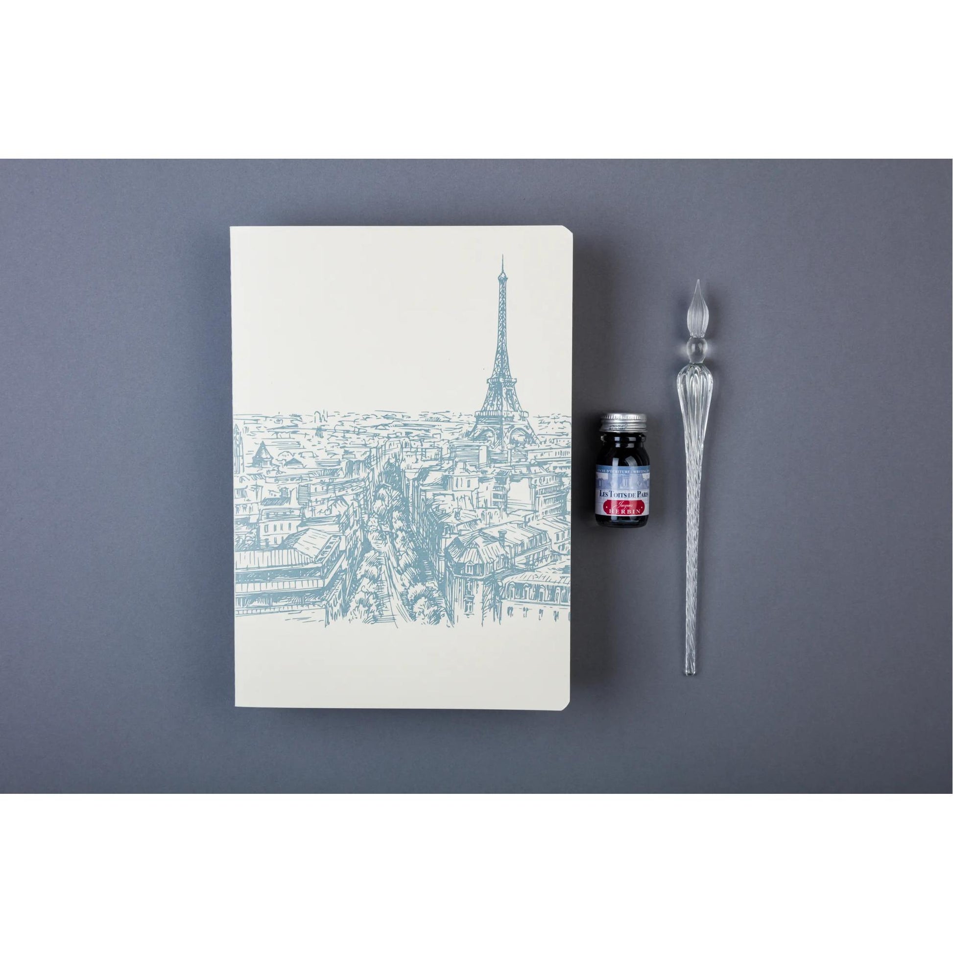 The Colours of Paris Softcover Notebook A5 Lined Rooftops of Paris