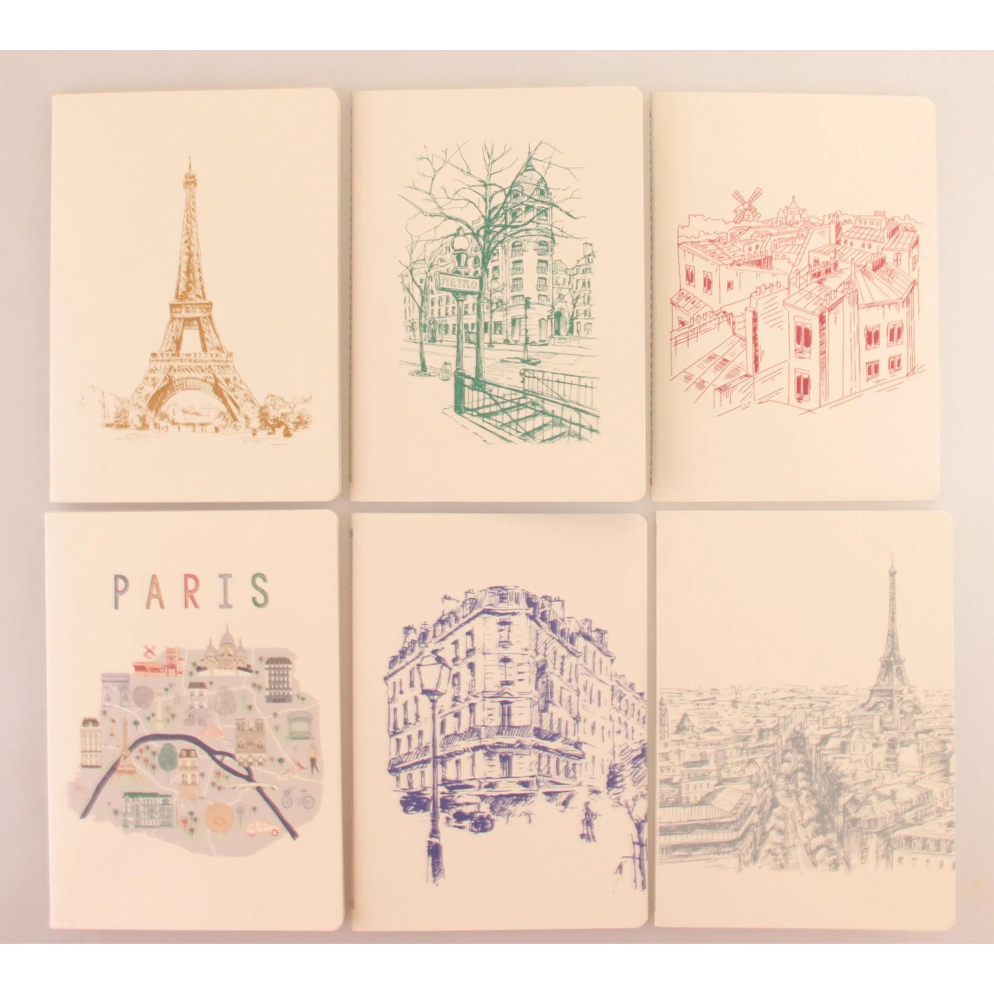 The Colours of Paris Softcover Notebook A5 Lined Rue de la Verrerie