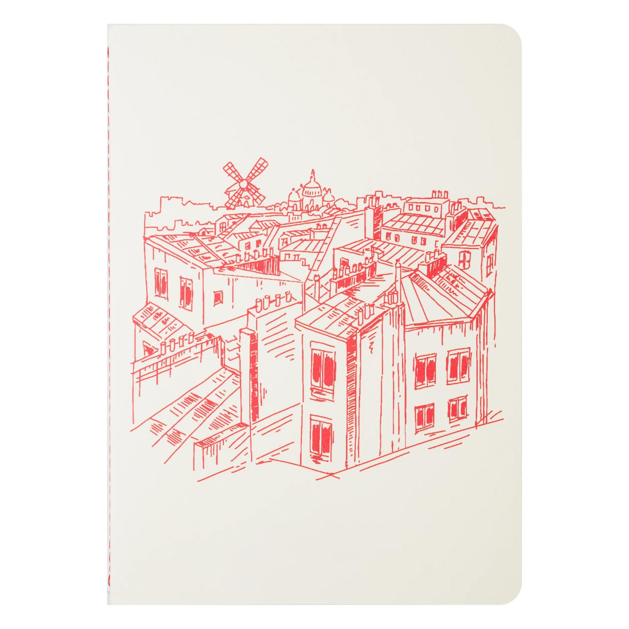 Jacques Herbin The Colours of Paris Softcover Notebook A5 Lined Moulin Rouge