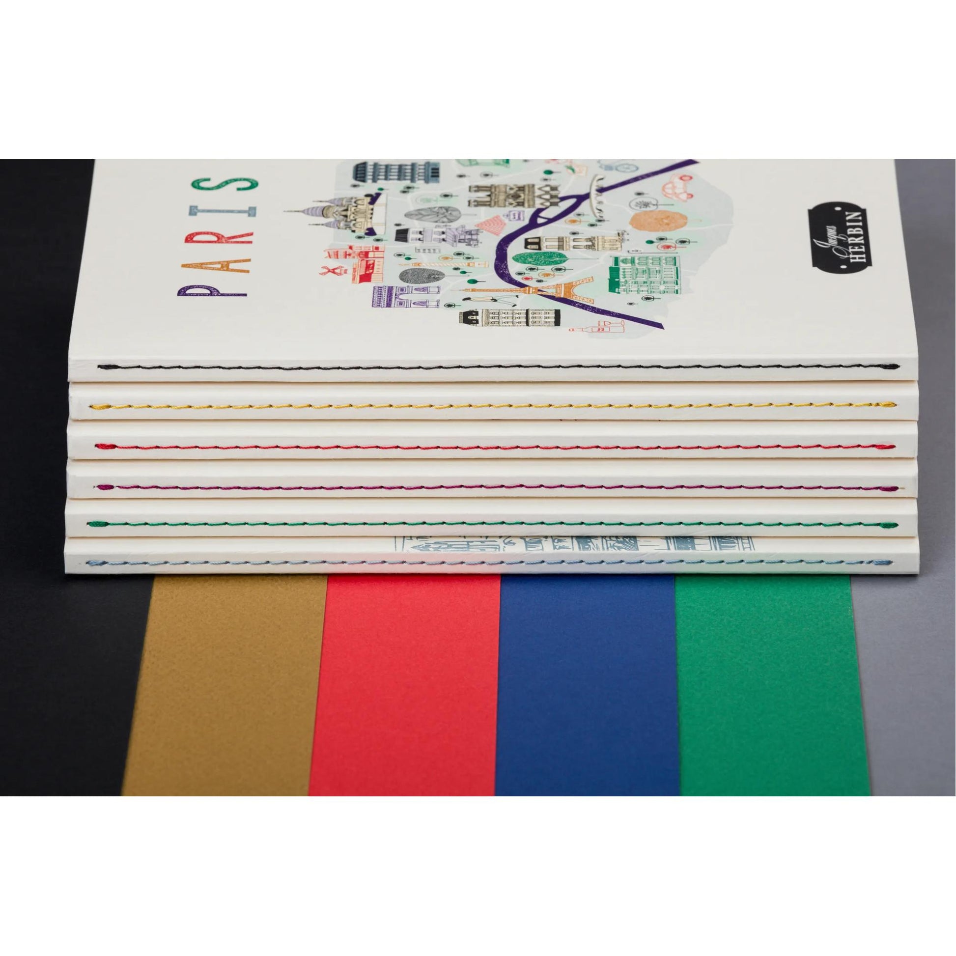 The Colours of Paris Softcover Notebook A5 Lined Moulin Rouge