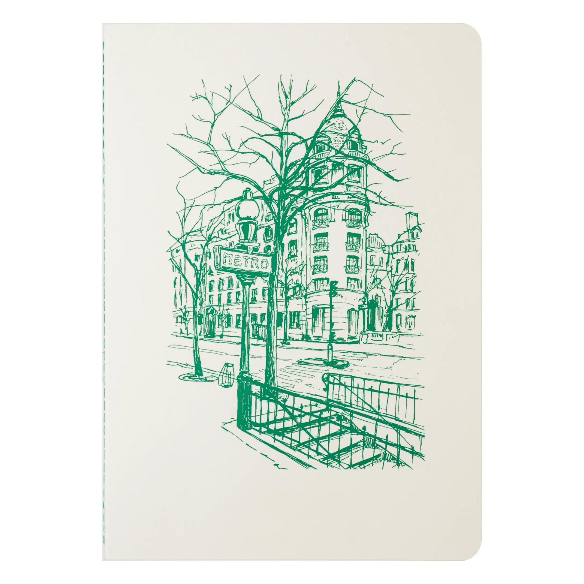 Jacques Herbin The Colours of Paris Softcover Notebook A5 Lined Metropolitain
