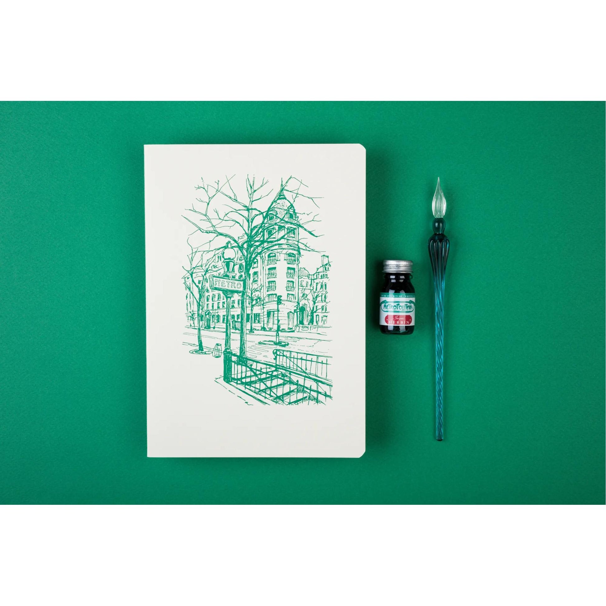 The Colours of Paris Softcover Notebook A5 Lined Metropolitain