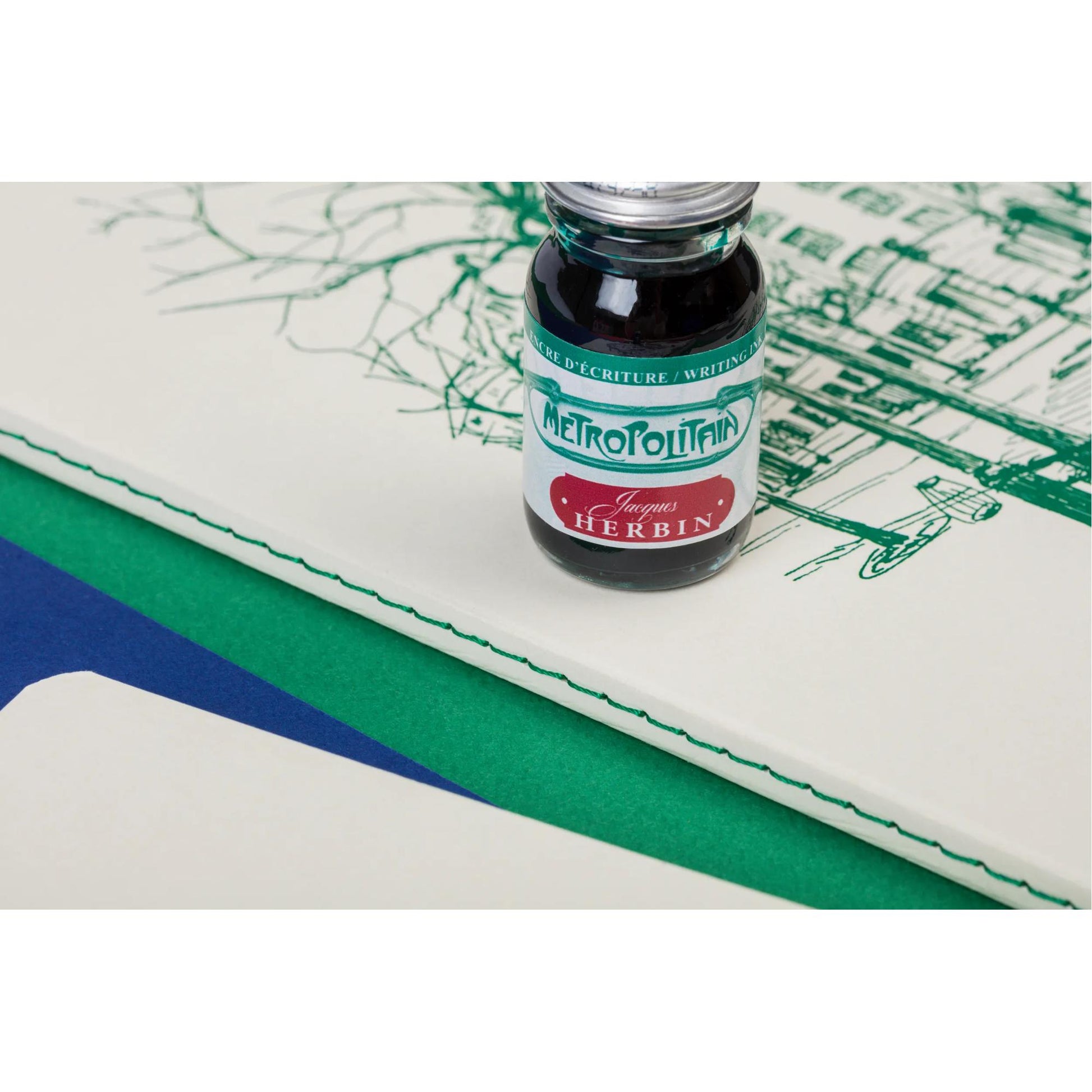 The Colours of Paris Softcover Notebook A5 Lined Metropolitain