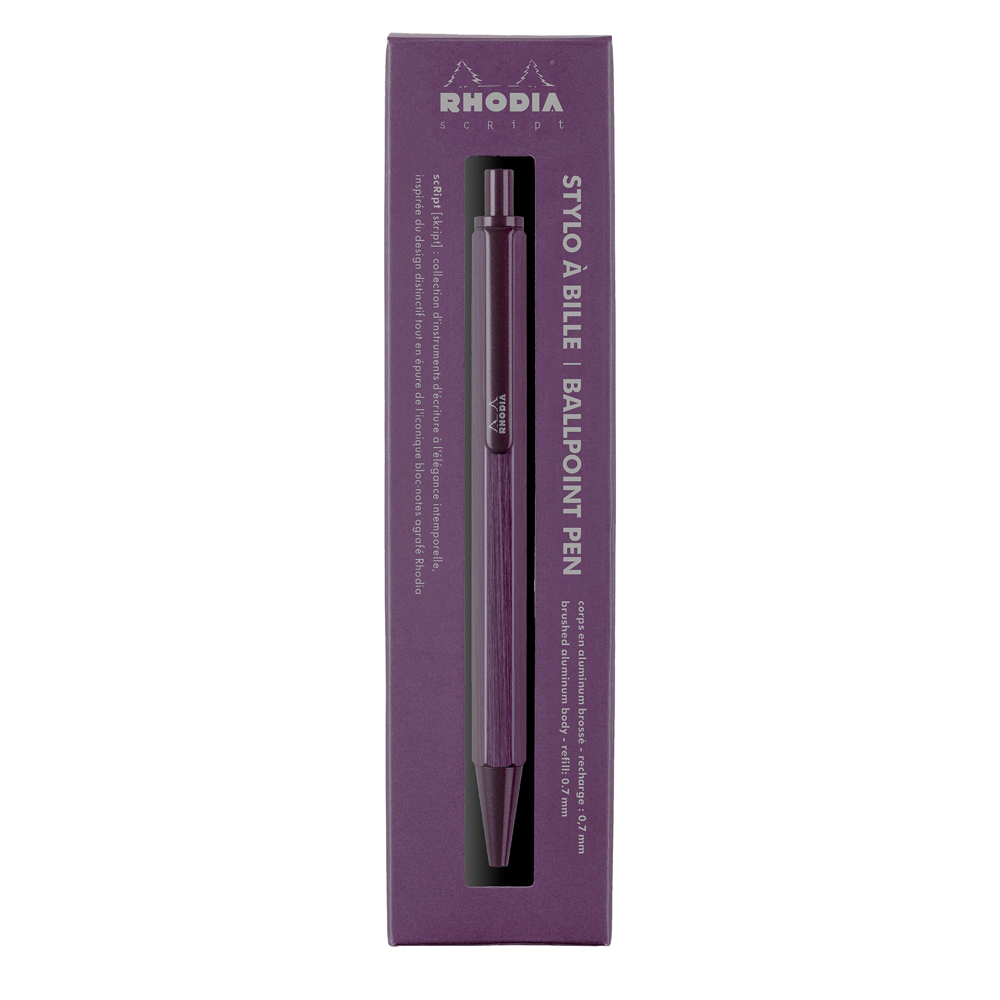 Rhodia scRipt Ballpoint Pen Eggplant