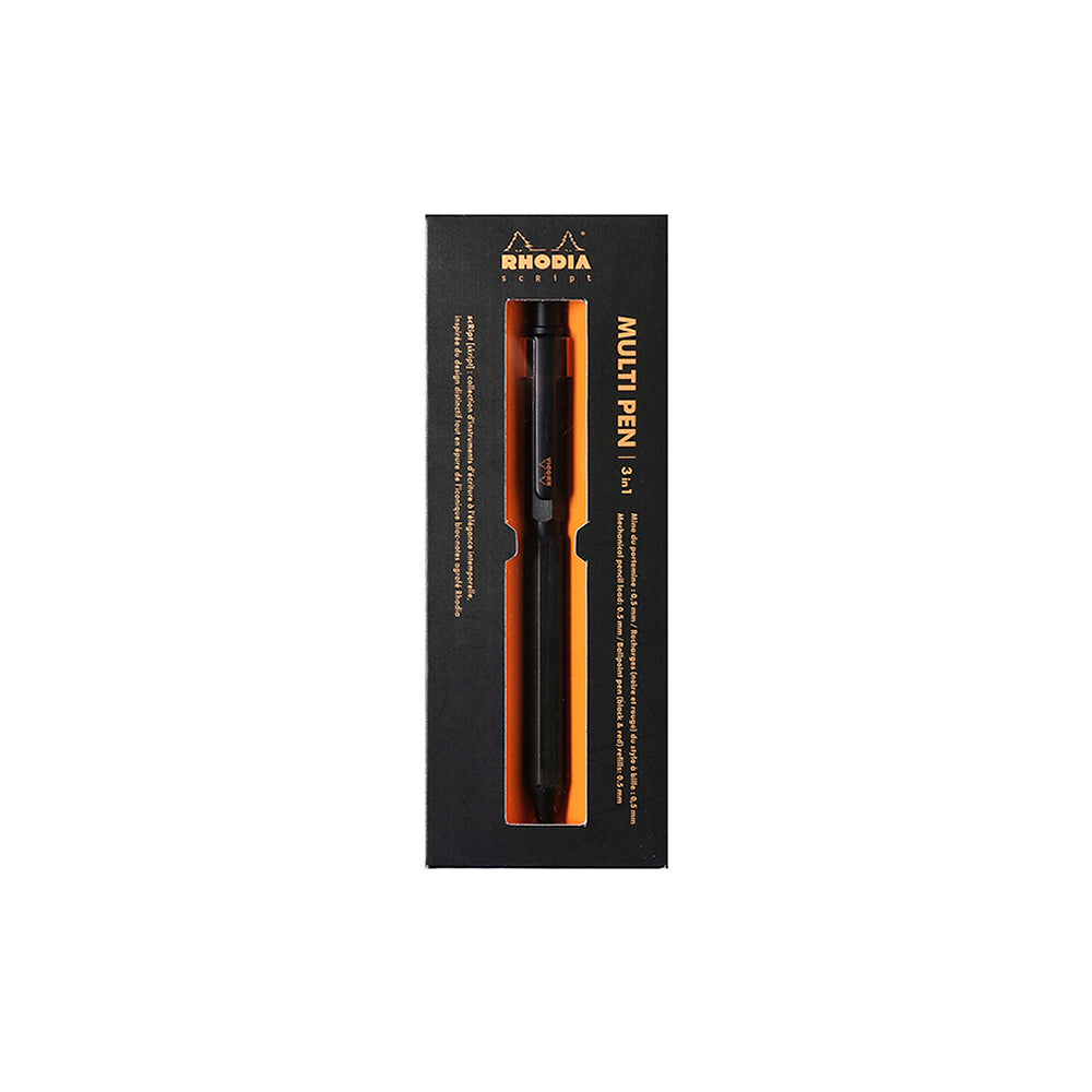 Rhodia scRipt 3-in-1 Multipen Black