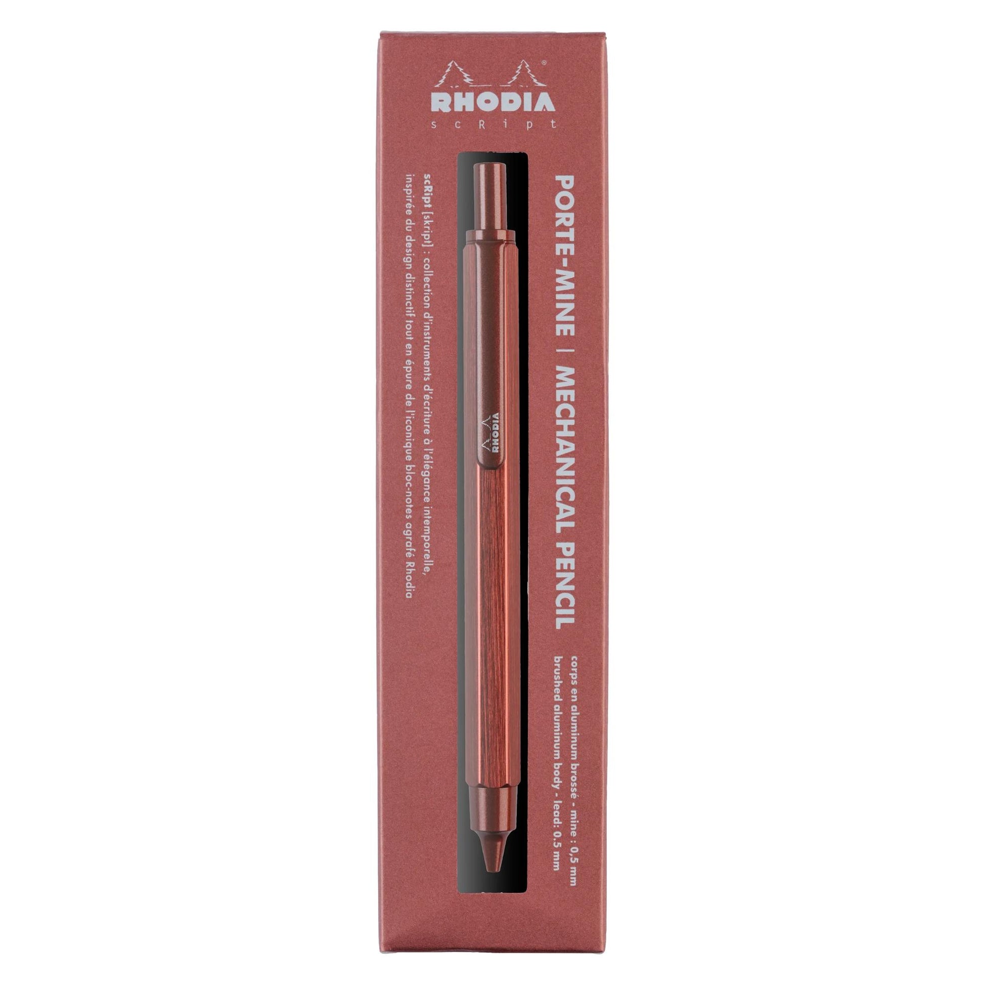 Rhodia scRipt Mechanical Pencil Brown