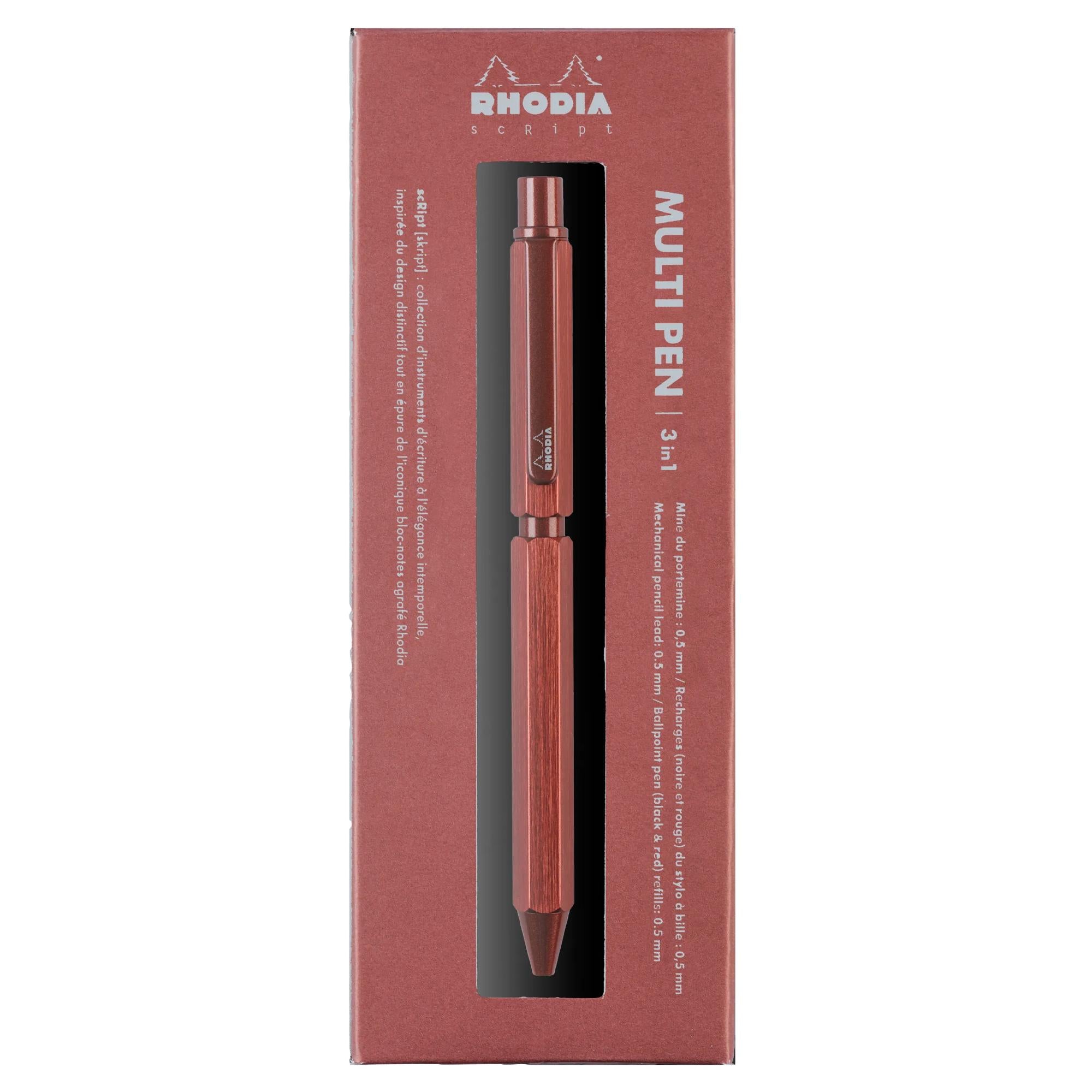 Rhodia scRipt Ballpoint Pen Brown