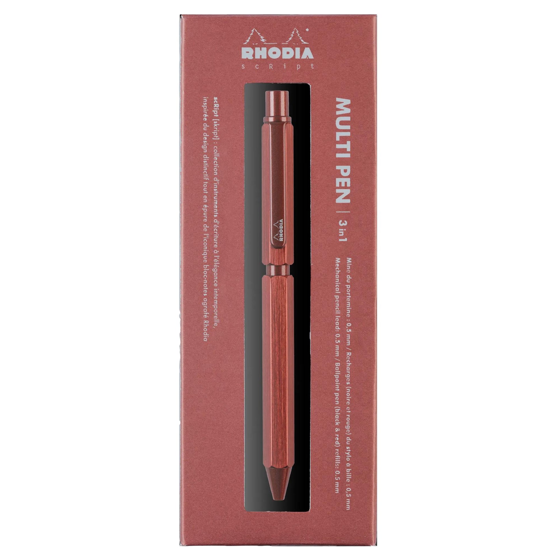 Rhodia scRipt Ballpoint Pen Brown