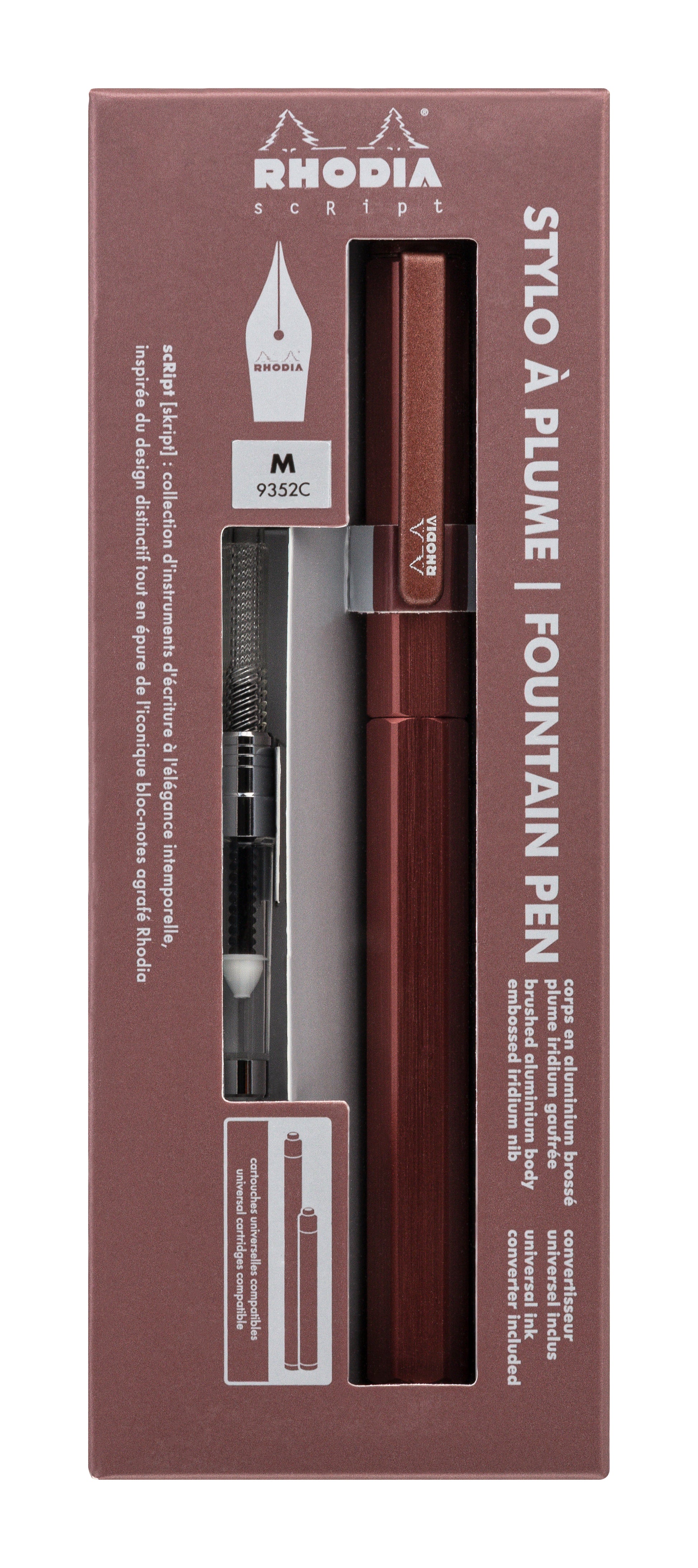 Rhodia scRipt Fountain Pen Medium Nib Brown