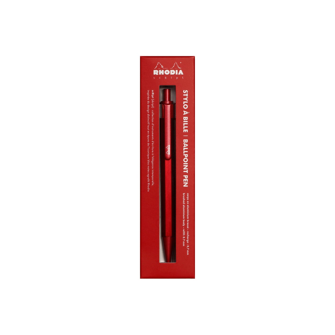 Rhodia scRipt Ballpoint Pen Red