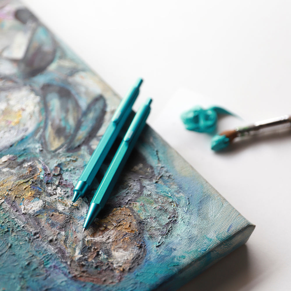 Rhodia scRipt Ballpoint Pen Turquoise