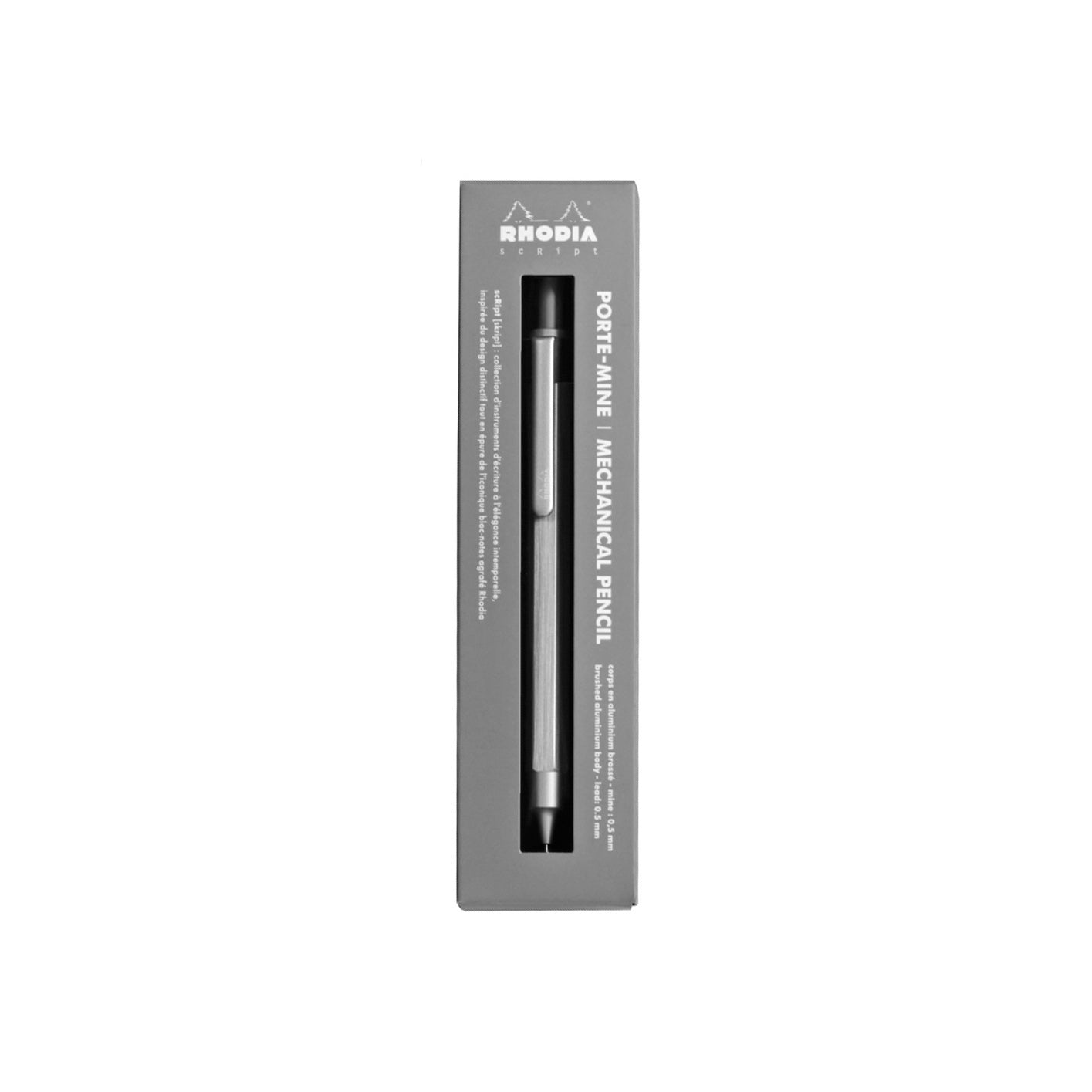 Rhodia scRipt Mechanical Pencil Silver