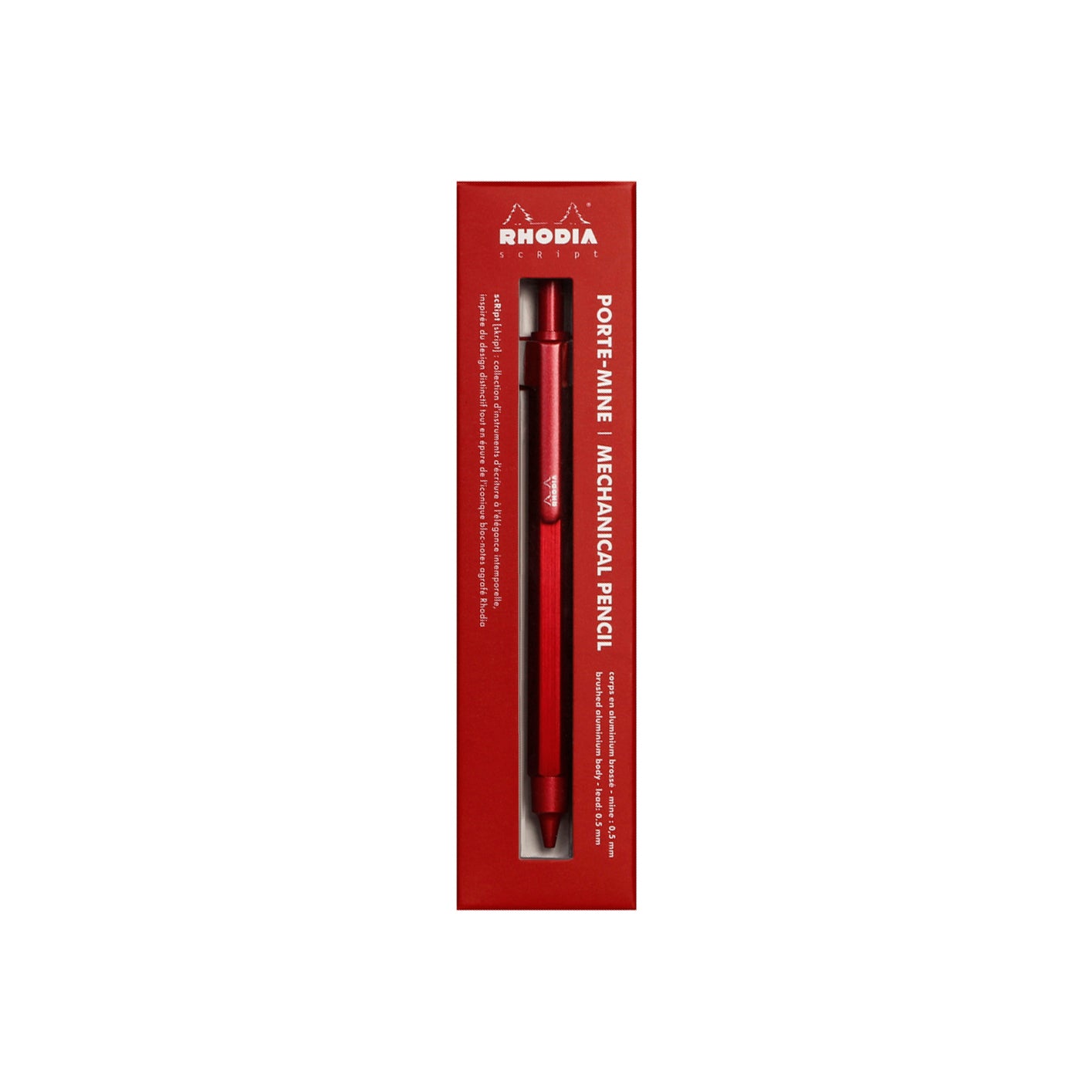 Rhodia scRipt Mechanical Pencil Red