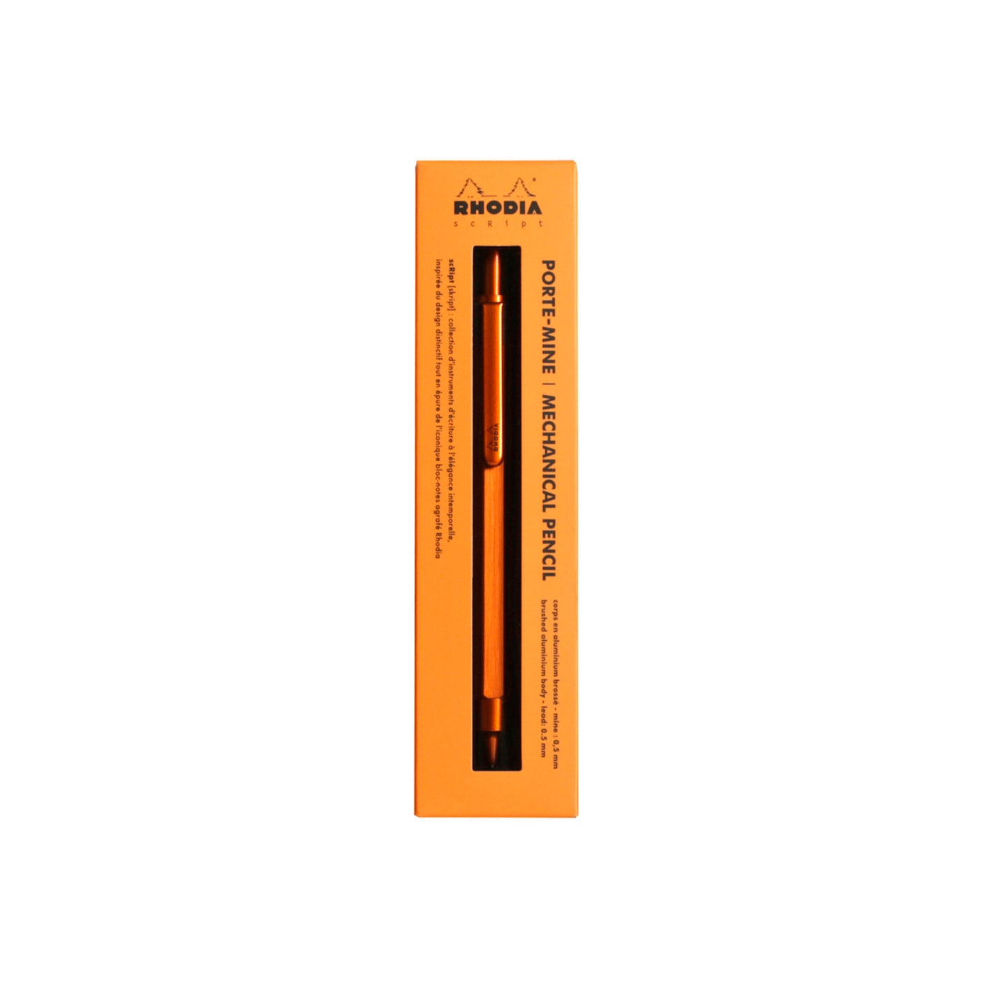 Rhodia scRipt Mechanical Pencil Orange