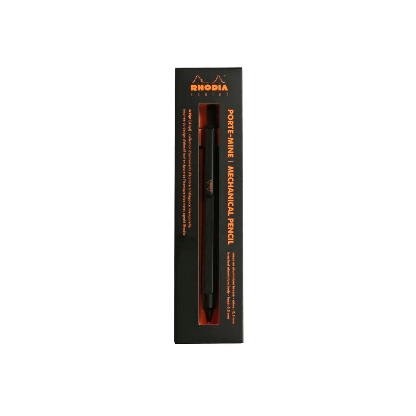 Rhodia scRipt Mechanical Pencil Black