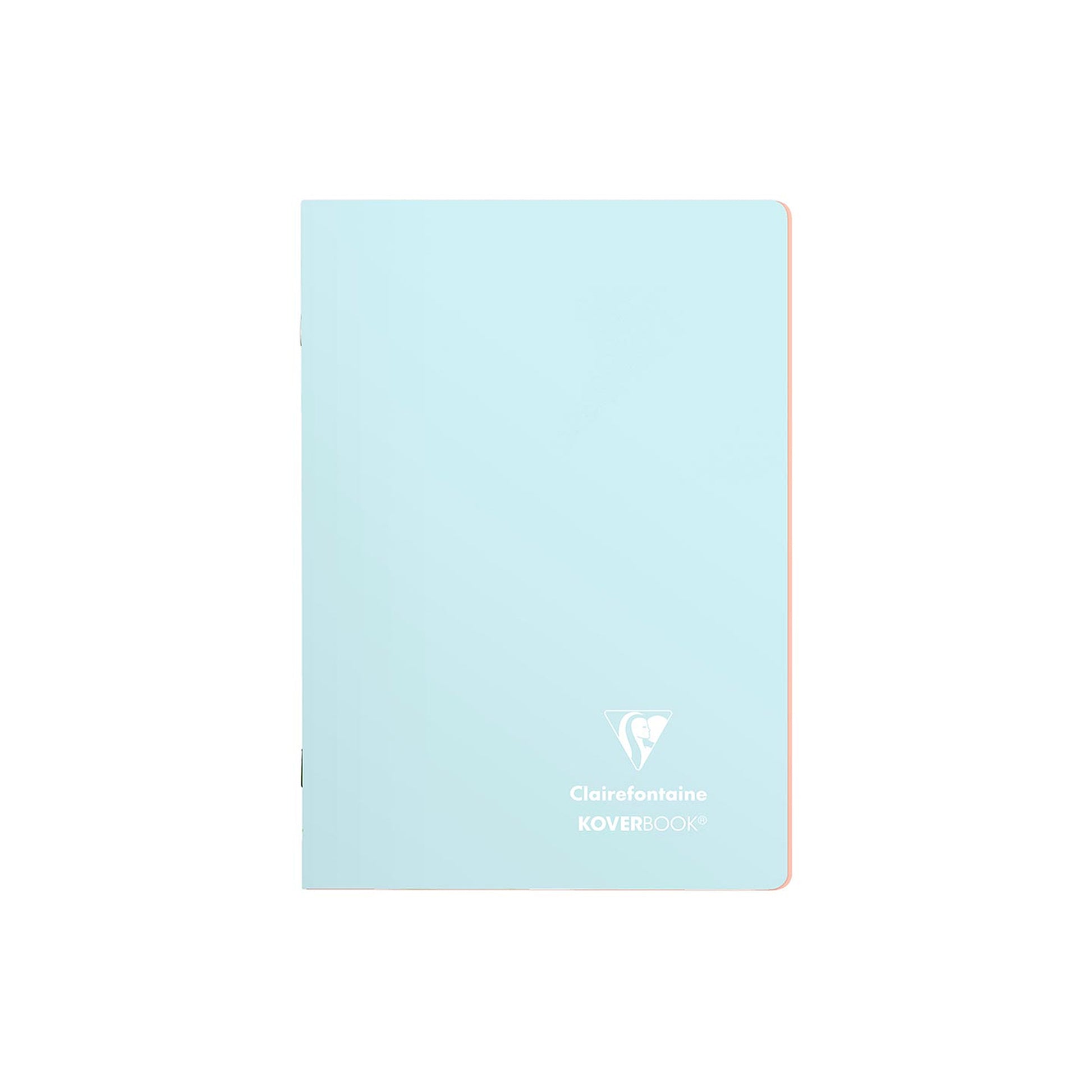 Clairefontaine Koverbook Blush Stapled Notebook A5 Lined Ice Blue
