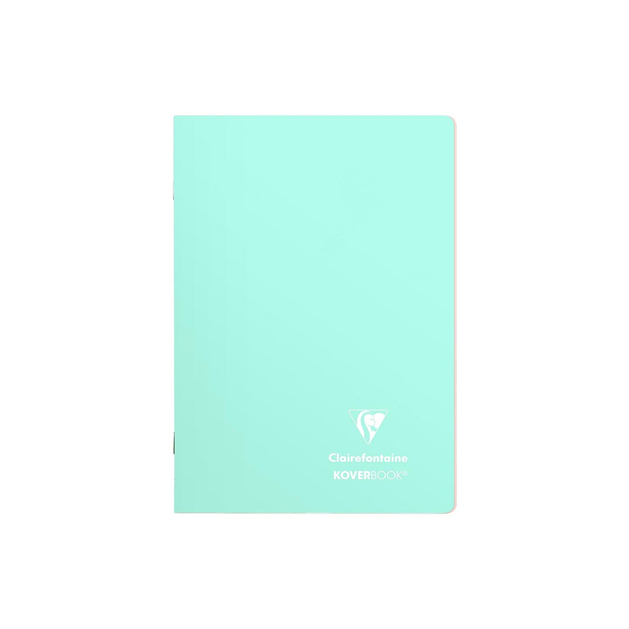 Clairefontaine Koverbook Blush Stapled Notebook A5 Lined Mint