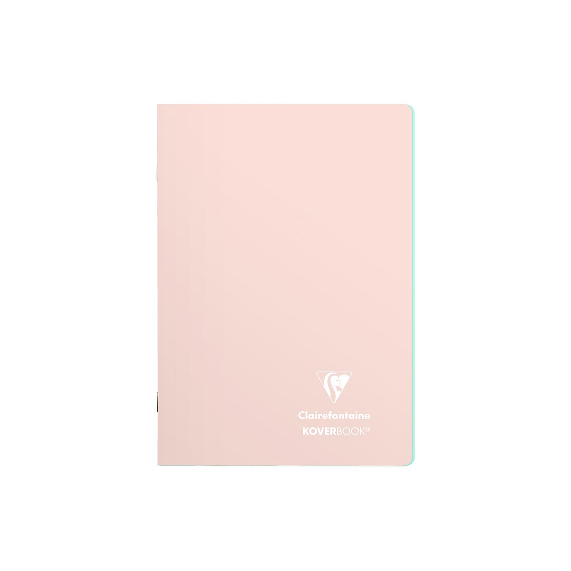 Clairefontaine Koverbook Blush Stapled Notebook A5 Lined Powder Pink