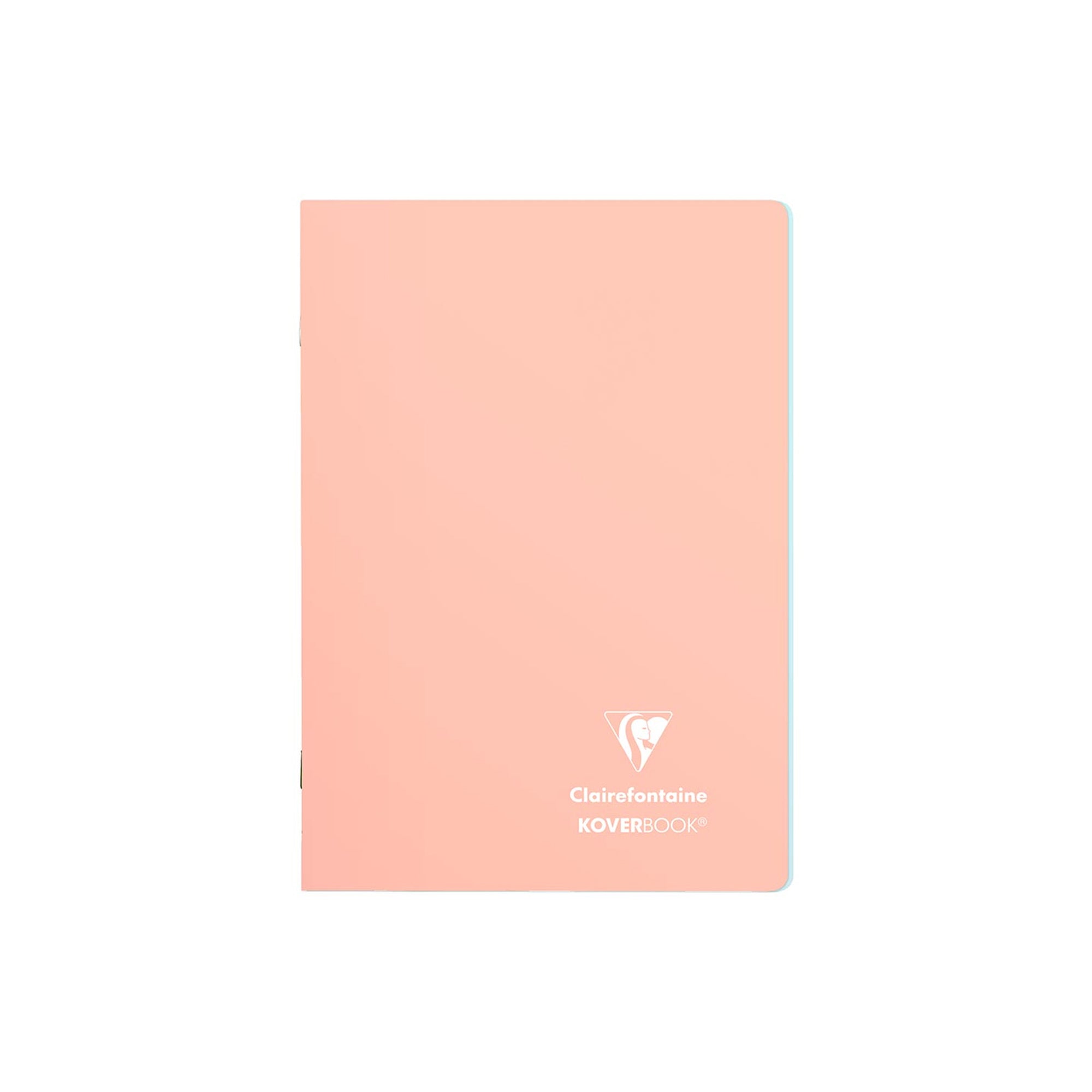 Clairefontaine Koverbook Blush Stapled Notebook A5 Lined Coral