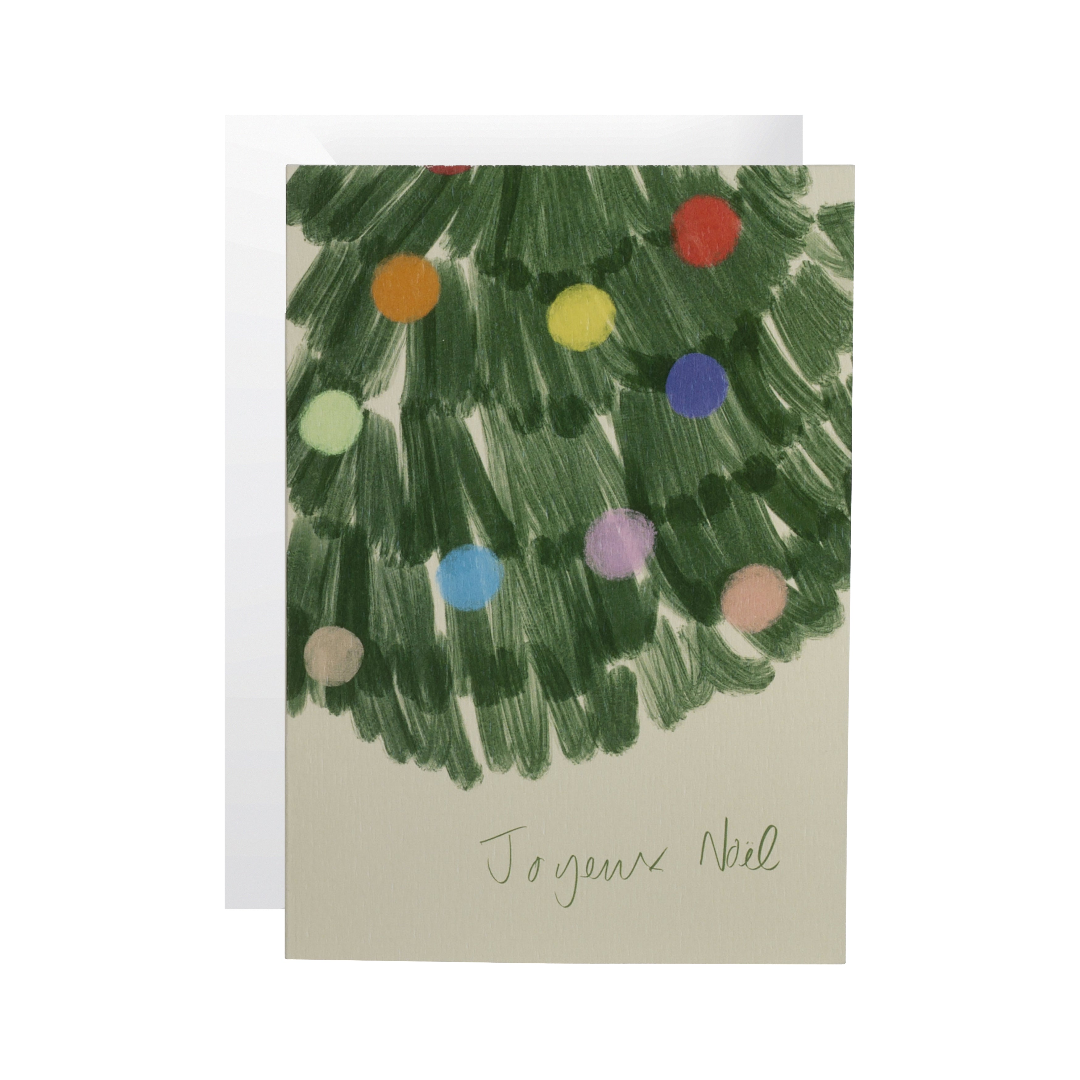 Season Paper Greeting Card Christmas Morning 'Joyeux Noel'