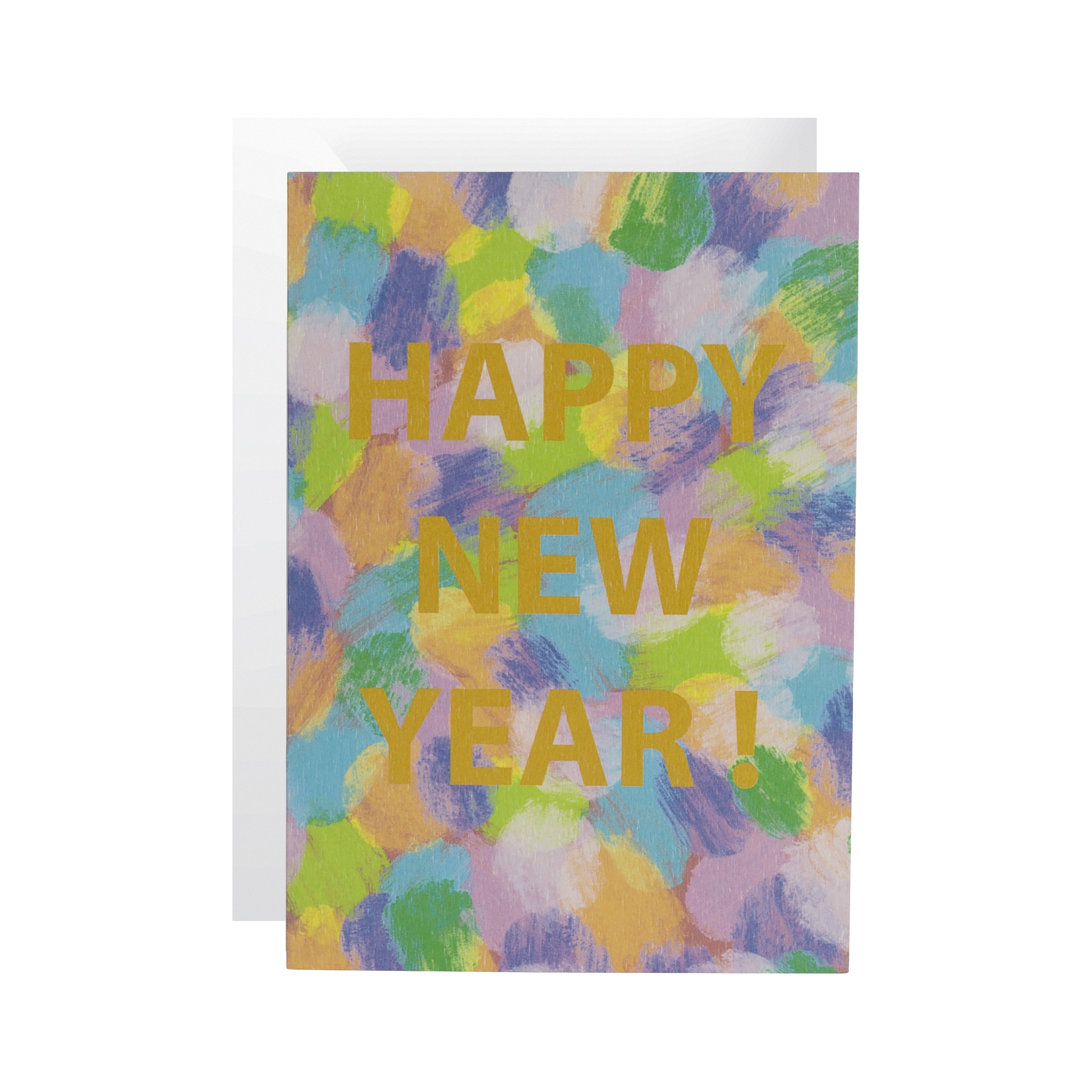 Season Paper Greeting Card Confetti 'Happy New Year'