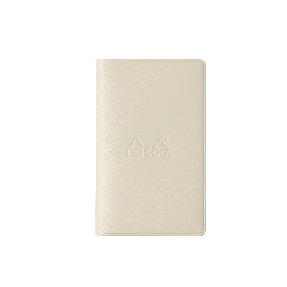 Rhodia Cahier Notebook A7 Grid  in Ivory PVC Cover