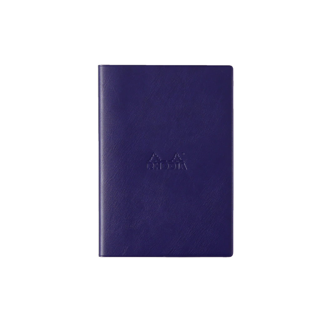 Rhodia Cahier Notebook A5 Grid in Blue PVC Cover