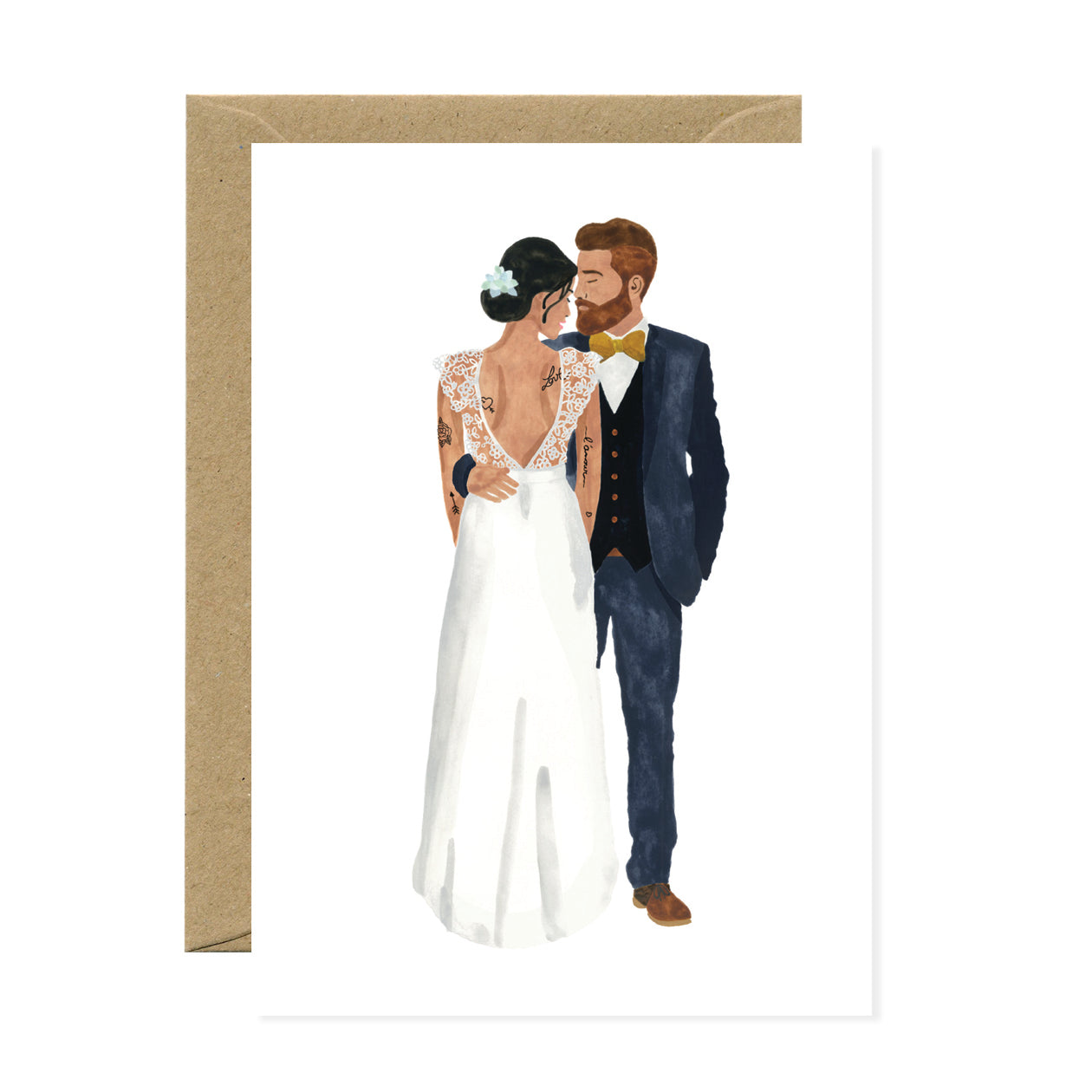 ATWS Greeting Card Married Lovers