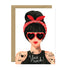 ATWS Greeting Card Hipster Girl