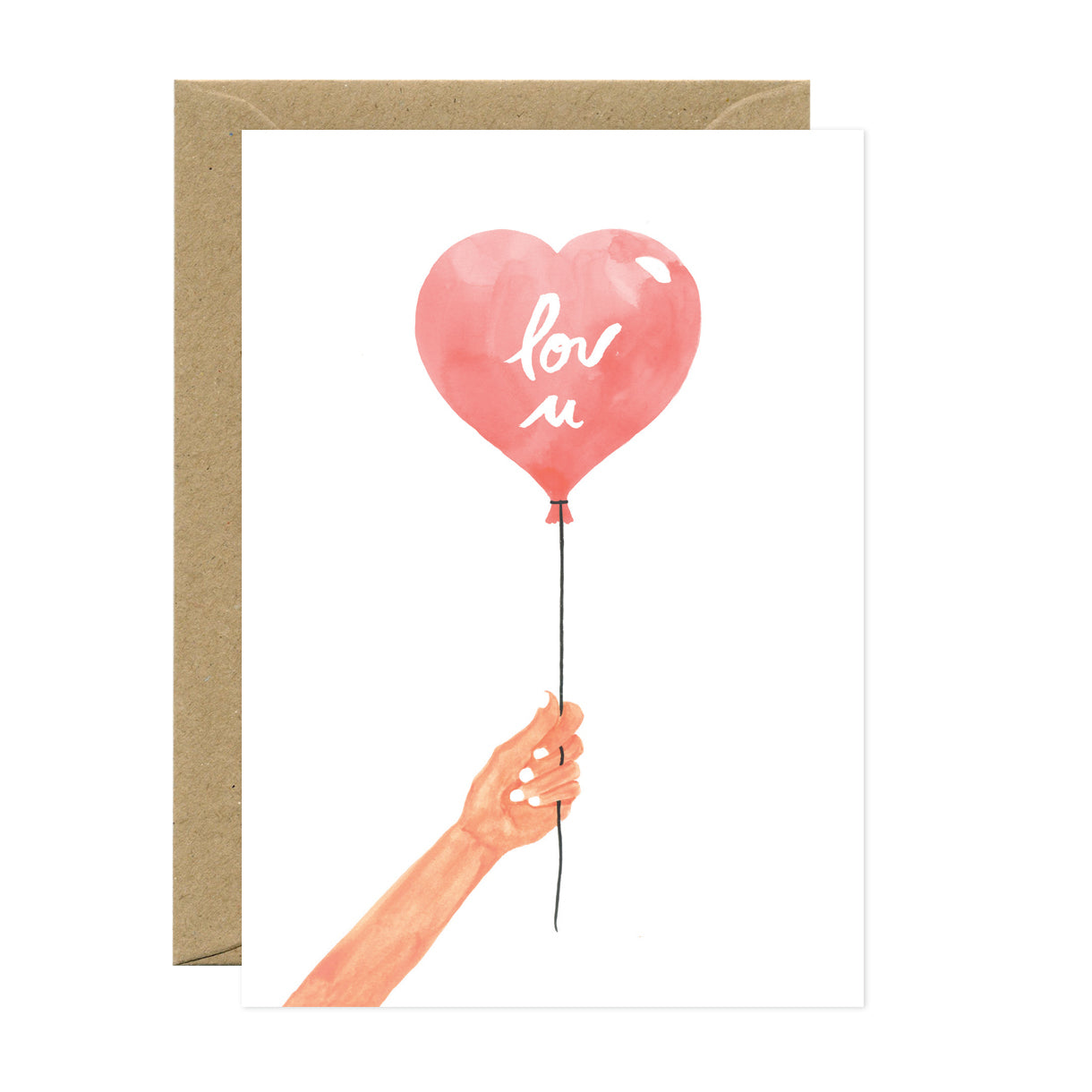 ATWS Greeting Card Heart Balloon