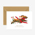 ATWS Greeting Card Christmas Dog – Gold Foil
