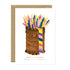 ATWS Greeting Card Happy Birthday Bigger Cake Ð Gold Foil