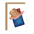 ATWS Greeting Card Golden Ticket Ð Gold Foil