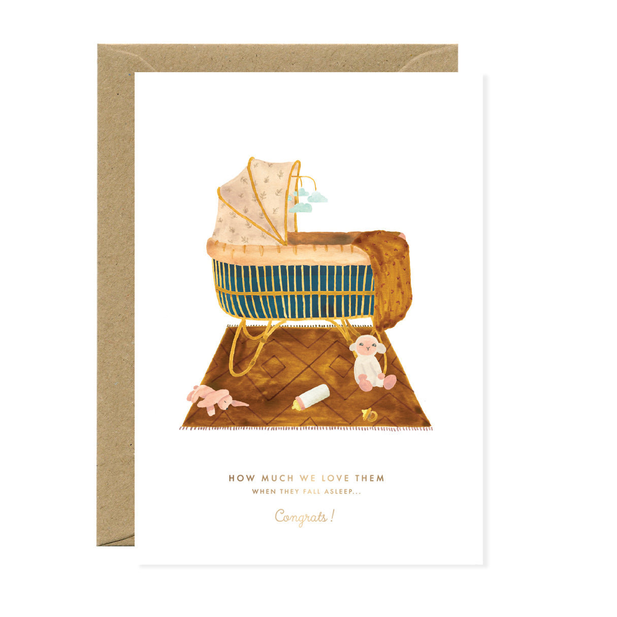 ATWS Greeting Card Baby Sleep