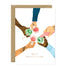 ATWS Greeting Card Cheers Ð Gold Foil