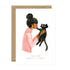 ATWS Greeting Card As Much As My Cat Ð Gold Foil