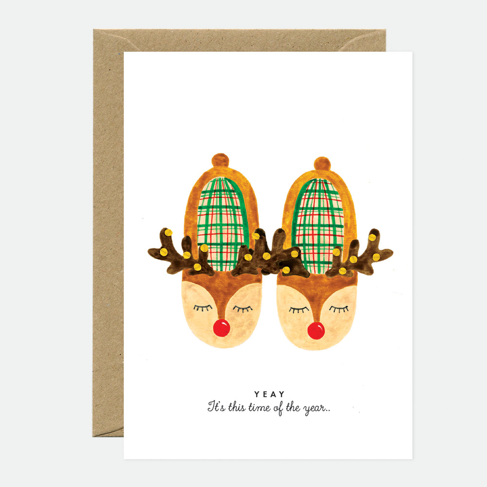 ATWS Greeting Card Christmas Shoes