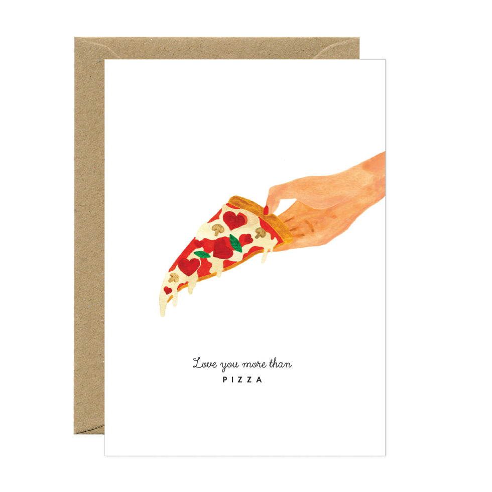ATWS Greeting Card Love You Pizza