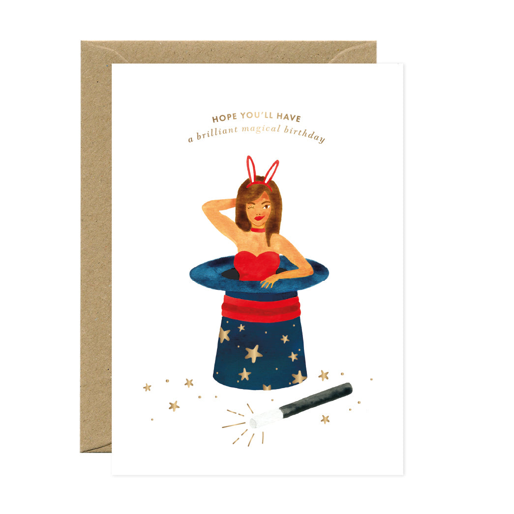 ATWS Greeting Card Magical Birthday – Gold Foil