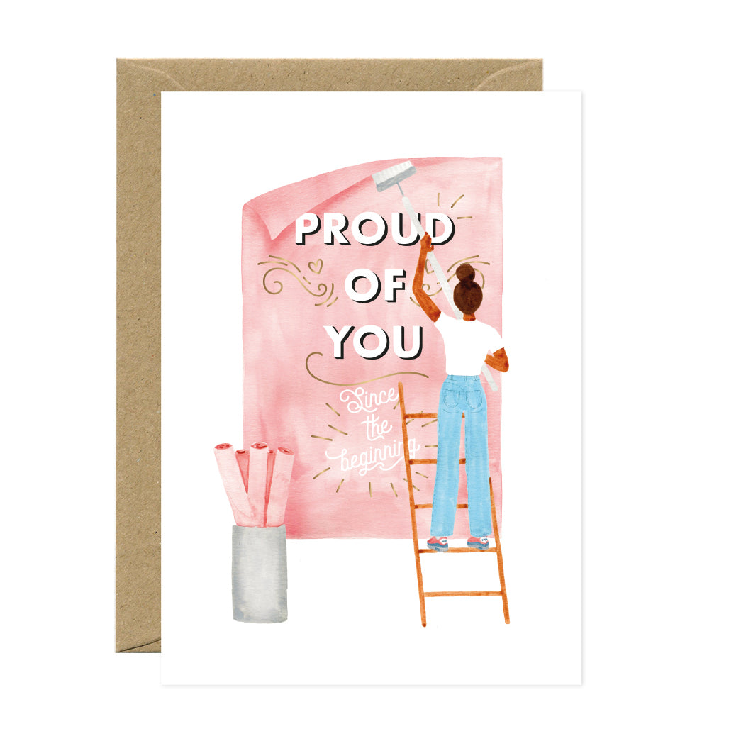 ATWS Greeting Card Proud Of You – Gold Foil